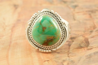 Genuine Pilot Mountain Turquoise Sterling Silver Ring